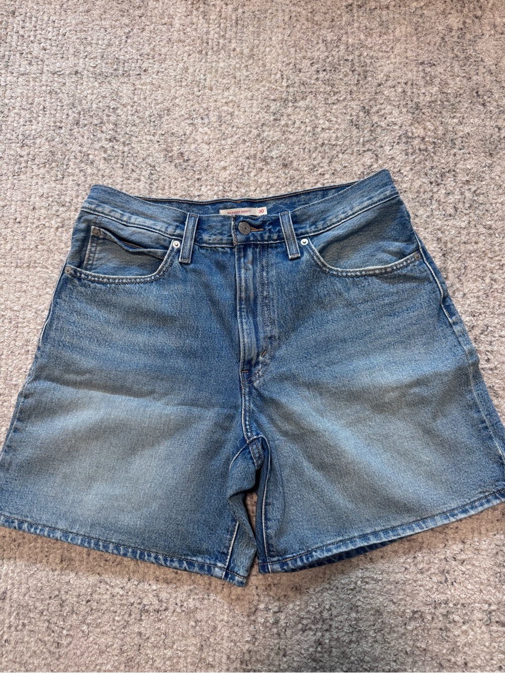 Levi's Blue Denim Jean Shorts